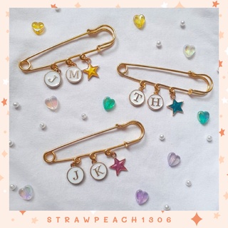 Cài áo BTS - Maknae line brooch pins strawpeach1306