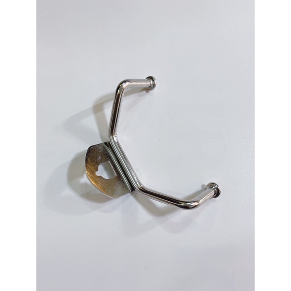 Móc treo đồ xe Vario inox & titan, móc máng đồ 2 càng inox không gỉ