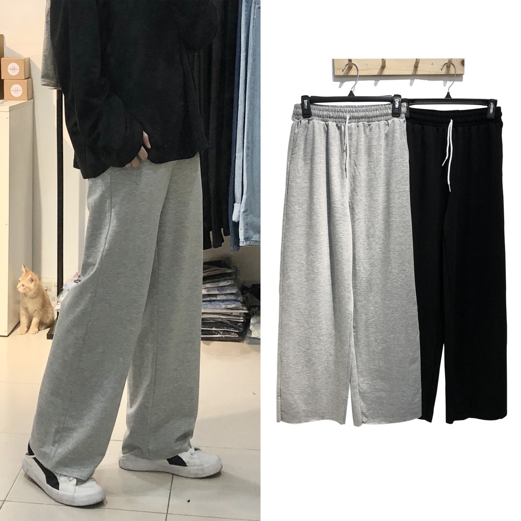 QUẦN THUN DÀI ỐNG RỘNG (BASIC PANT)