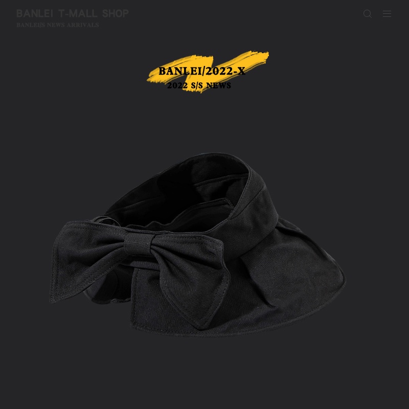 Nón Vành Rộng Hở Chóp Có Thắt Nơ Chống Tia UV Phong Cách Nhật Bản Thời Trang Mùa Hè Cho Nữ