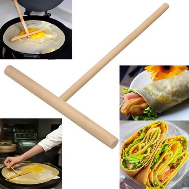 Dụng cụ làm bánh kếp / Que gỗ làm bánh crepe