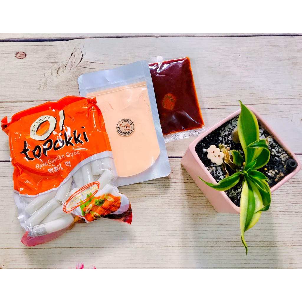 COMBO TOKBOKKI BÁNH GẠO KÈM SỐT VÀ BỘT PHÔ MAI SANNADLE
