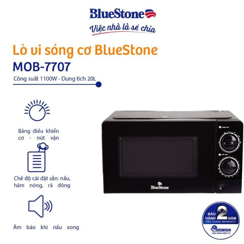 Thanh Lý Lò Vi Sóng Cơ Bluestone MOB-7707 (20L)