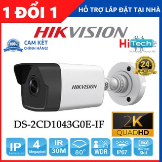 Camera ip hồng ngoại 4mp hikvision ds-2cd1043g0e-if bảo hành 2 năm chính hãng