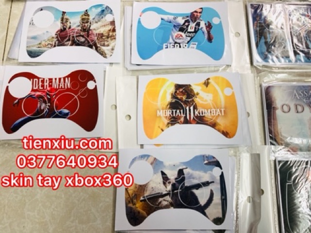 Skin lụa sần tay cầm game ps4, skin xbox 360,skin tay xbox one s ,skin tay ps4 cực đẹp Skin XboxOne dán tay cầm Skin