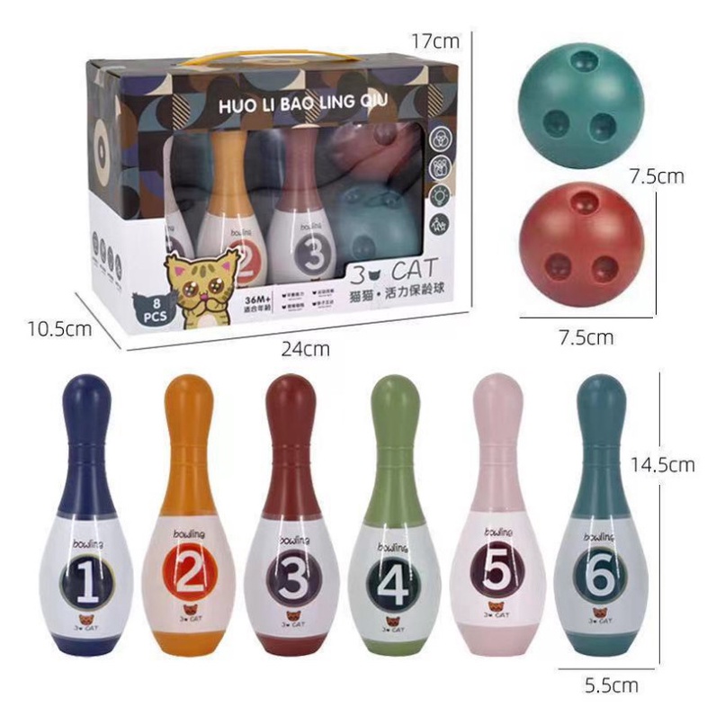 Đồ chơi Bowling cho bé THREE CAT mới nhất 2022