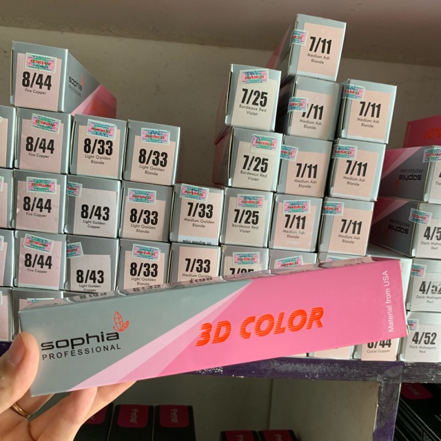 MÀU NHUỘM 3D - 3D Color kèm trợ nhuộm