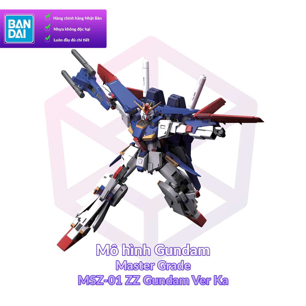 Mô Hình Gundam Bandai MG MSZ-01 ZZ Gundam Ver Ka 1/100 Gundam ZZ