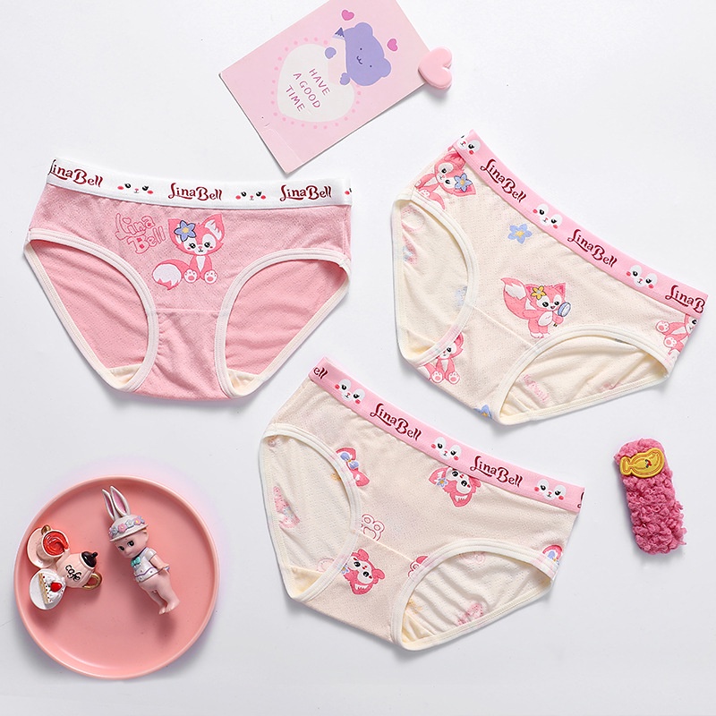 Quần Lót Boxer Thoáng Khí Thoải Mái Cho Bé Gái