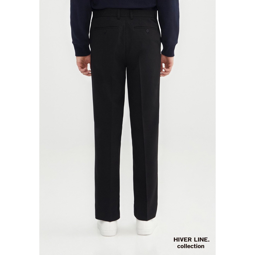 Quần âu nam Hiver Line form Semi-wide fit hidden banding slacks 3 colors_HL21CPS110