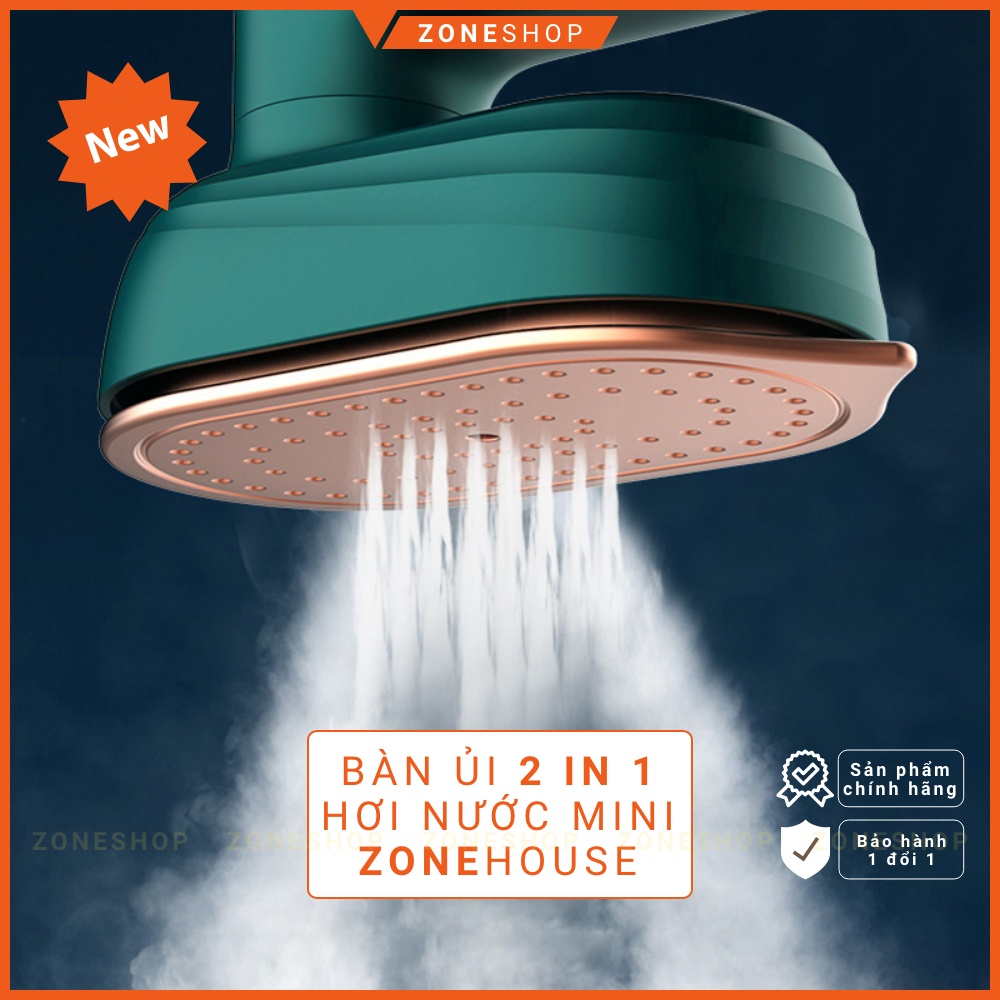 Bàn là Hơi Nước Cầm Tay ZoneHouse, bàn ủi 2 trong 1, ủi trực tiếp,hơi nước, bàn là mini du lịch - ZONESHOP