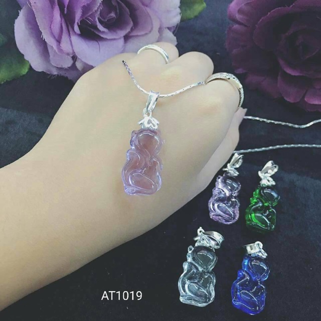Dây hồ ly đá phong thuỷ bạc 925 có ảnh thật kh feedback