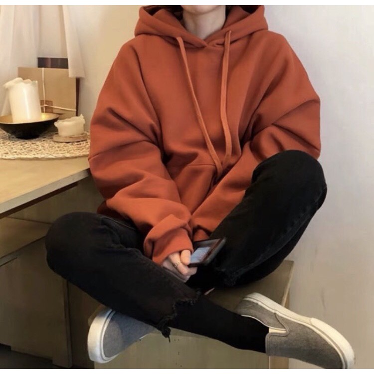 ÁO HOODIE NỈ BÔNG NAM NỮ CAO CẤP_HD001