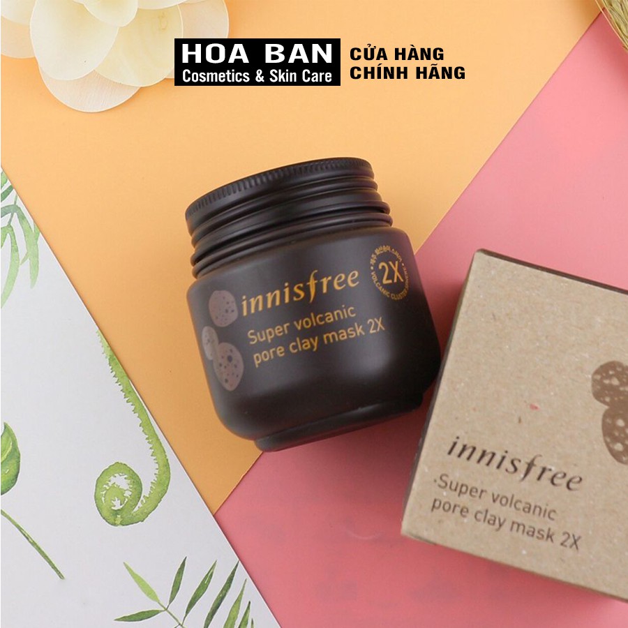 Mặt Nạ Đất Sét innisfree Super Volcanic Pore Clay Mask 2X 100ml - HB0004