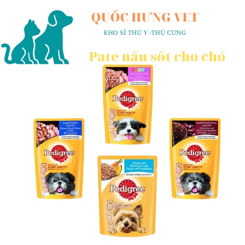 Pate Pedigree vị bò và rau củ cho chó trưởng thành