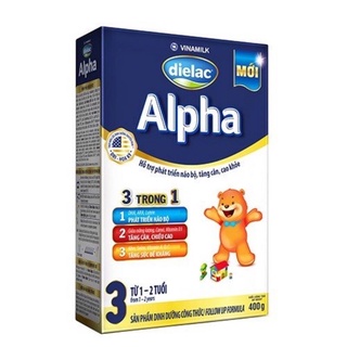 Sữa bột dielac alpha 3 hộp 400g