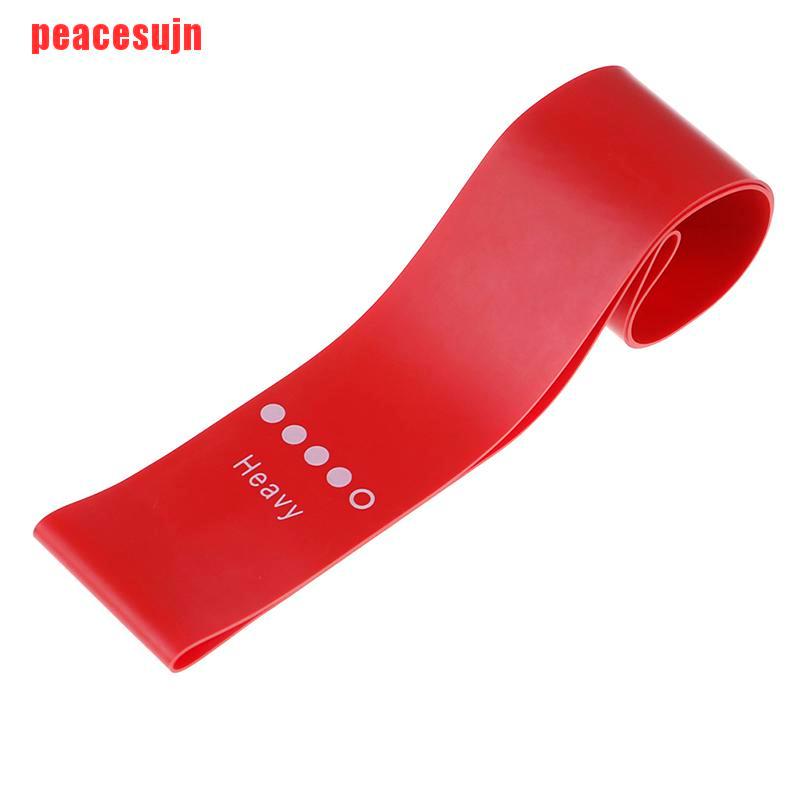 {peacesujn}Elastic Resistance Loop Bands Gym Yoga Exercise Fitness Workout Stretch