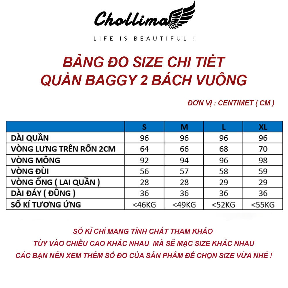 Quần baggy jeans nữ Chollima form rộng lưng thun gắn mạc đen QD008 ulzzang phong cách hàn quốc | BigBuy360 - bigbuy360.vn