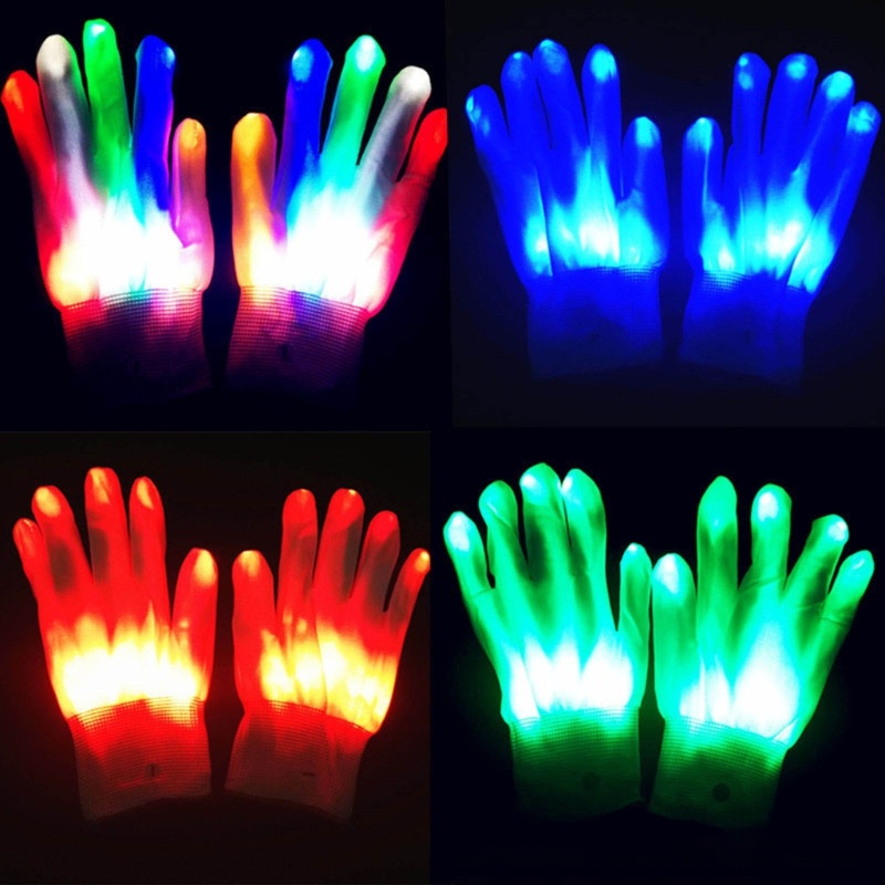 ✿ Găng Tay Đèn LED Cho Người Lớn Và Trẻ Em