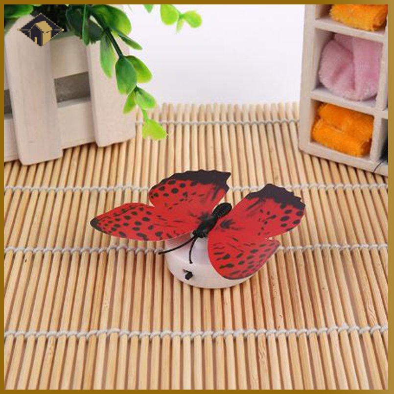 BƯỚM ĐÈN LED PHÁT QUANG TRANG TRÍ PHÒNG NGỦ/Mô hình bươm bướm tích hợp đèn LED trang trí không gian