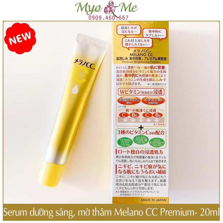 Serum Melano CC Vitamin C dưỡng sáng da, mờ thâm - 20ml