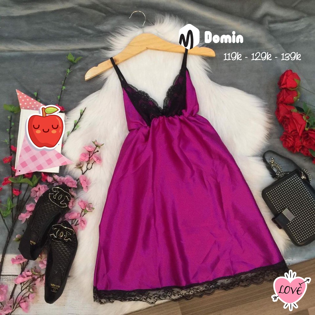 Đầm Ngủ Vải Phi Lụa Mềm Thoáng Mát Sexy Mẫu 2 - DOMIN | BigBuy360 - bigbuy360.vn