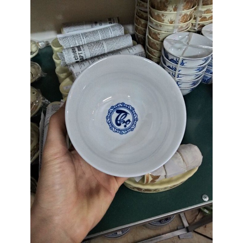 Bát đũa thờ cúng Men Lam