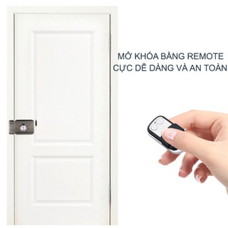 Khoá cửa điện tử thông minh điều khiển bằng remote