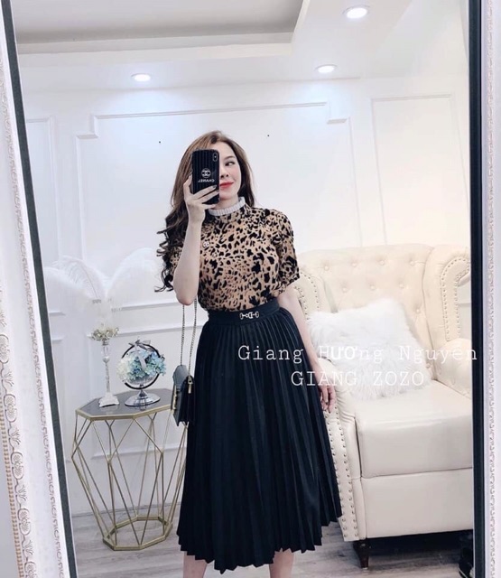 Chân váy xếp li dài⚡️FREESHIP EXTRA⚡️sang chảnh thướt tha | BigBuy360 - bigbuy360.vn