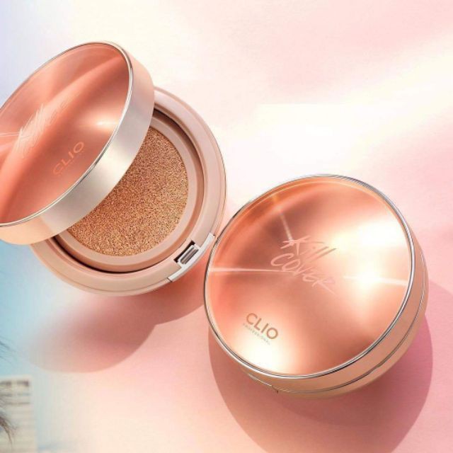 (CAM KẾT CHUẨN AUTH) Phấn Nước 2 lõi căng bóng CLIO KILL COVER GLOW CUSHION SPF50+ PA++++ (15gx2)