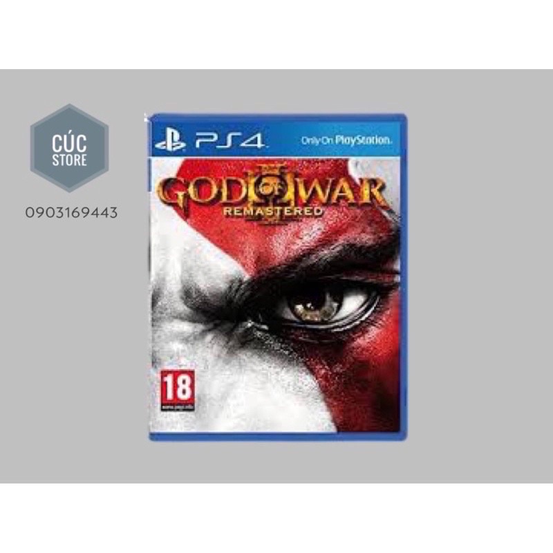 Đĩa chơi game PS4: God of War 3