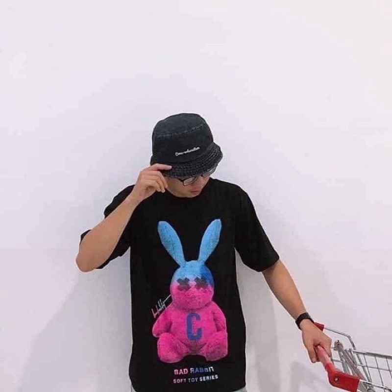 Áo Thun Tay Lỡ Thỏ C CAMNHUNG Áo Thun Nam Nữ Unisex Hot Hit