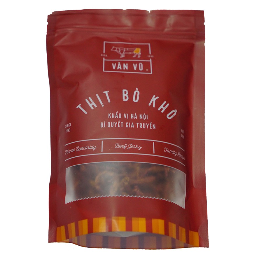 Bò khô Vân Vũ - Sợi - 200gram | BigBuy360 - bigbuy360.vn