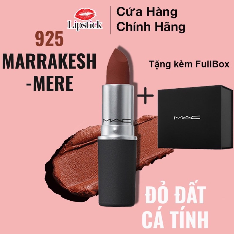 Son môi MAC Powder Kiss Lipstick 925 marrakesh-mere full 3g mới 2021