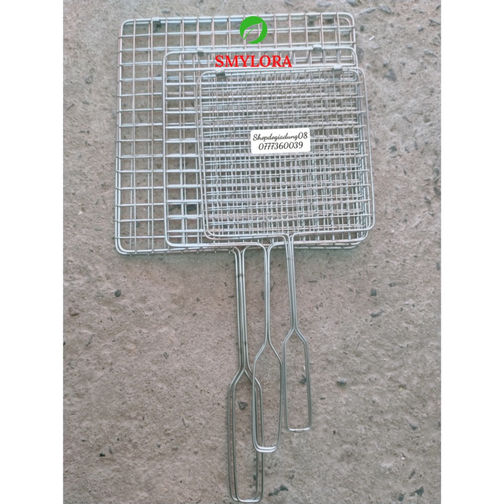 VỈ Nướng Thịt, Nướng Chả Inox Siêu Bền, Tiện Dụng