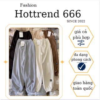 Quần len tăm logo Bò sữa,chuẩn vải loại 1 len tăm, không phải bozip mỏng teo đâu nha 4 màu: be , trắng, xám, nâu,ht