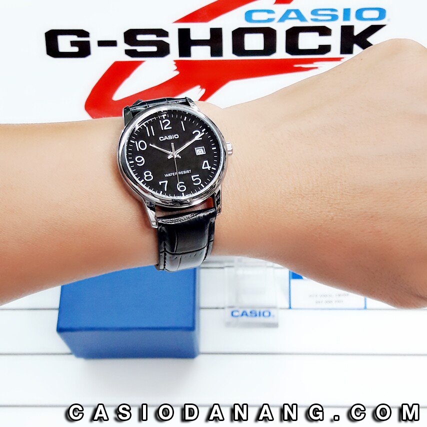 Đồng hồ nam dây da Casio Standard chính hãng Anh Khuê MTP-V002L-1BUDF (37mm)