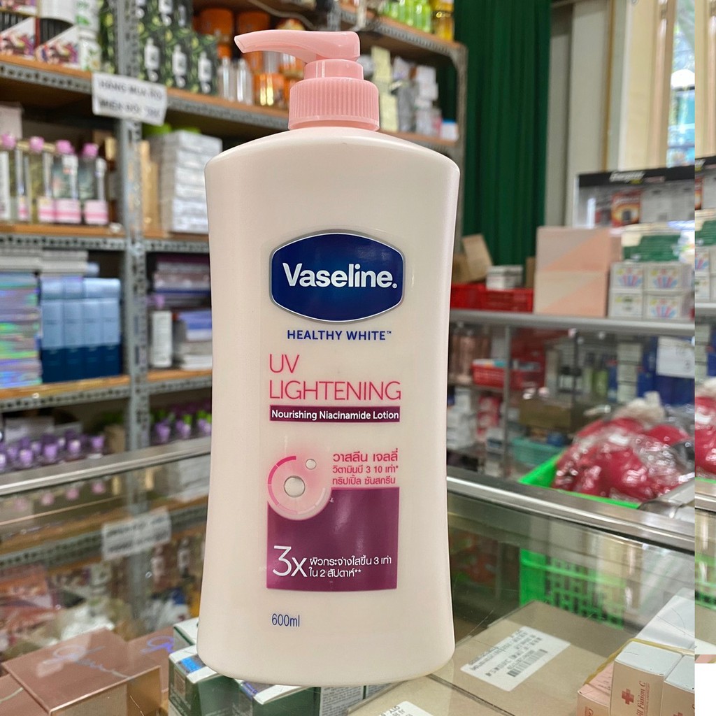 [Mẫu mới 2020] Sữa Dưỡng Thể trắng da, dưỡng ẩm Vaseline Healthy White UV Lightening 600ml | BigBuy360 - bigbuy360.vn