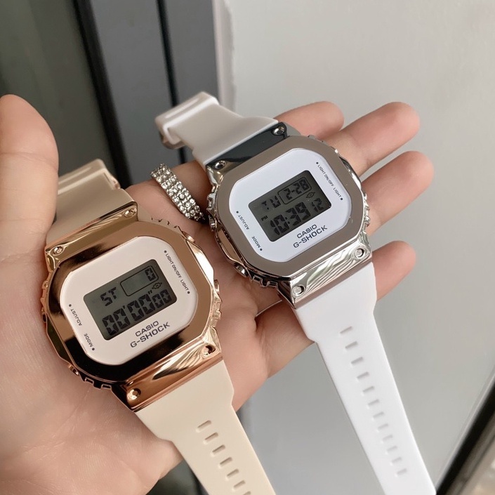 Đồng hồ nam, đồng hồ nữ G.Uni411 dáng Vuông 2 size khác nhau, điện tử full chức năng | BigBuy360 - bigbuy360.vn