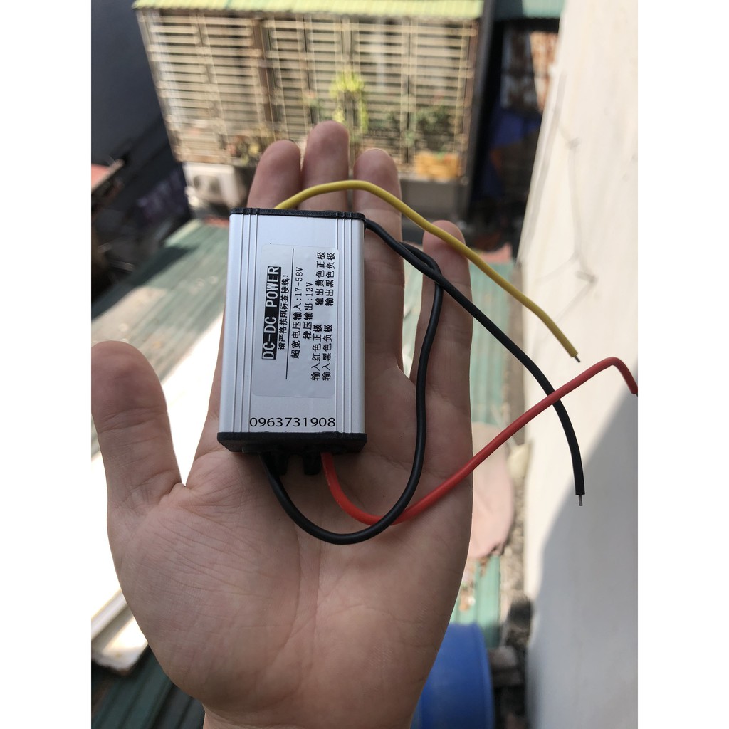 Bộ Chuyển Điện DC 15v-24v-36v-48v-58v Sang DC 12v 6a