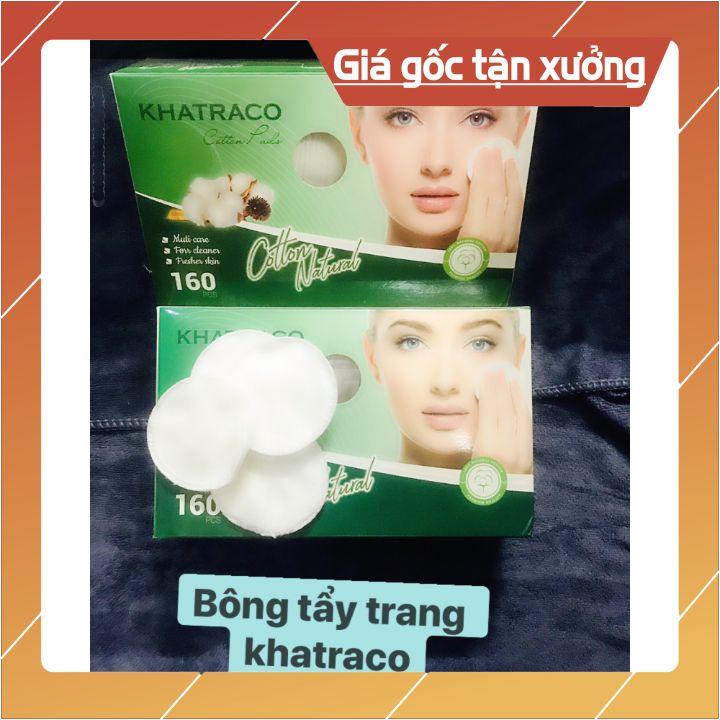 [tận gốc] bông tẩy trang khaitraco được làm từ 100% cotton thiên nhiên,mềm mại, mịm màng sợi lông dài kết cấu chặt chẽ $