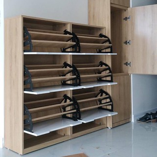 Bộ giá xoay tủ giày thông minh 3 ngăn ( ko phải tủ)