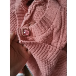 Hàng Sẵn_Áo khoác len dệt kim cardigan rộng rãi dày lười học sinh giản dị mềm mại