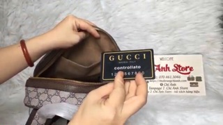 Balo Gucci da mềm size 24