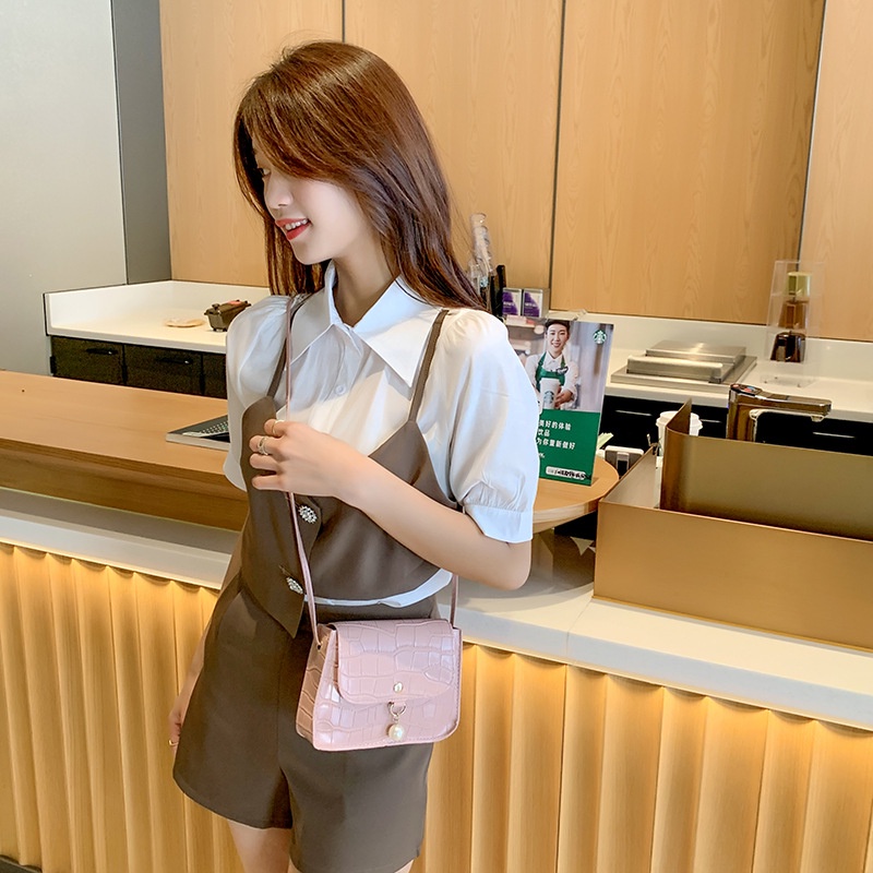 Túi Đeo Chéo Giả Da Cá Sấu Thời Trang Dành Cho Nữ
