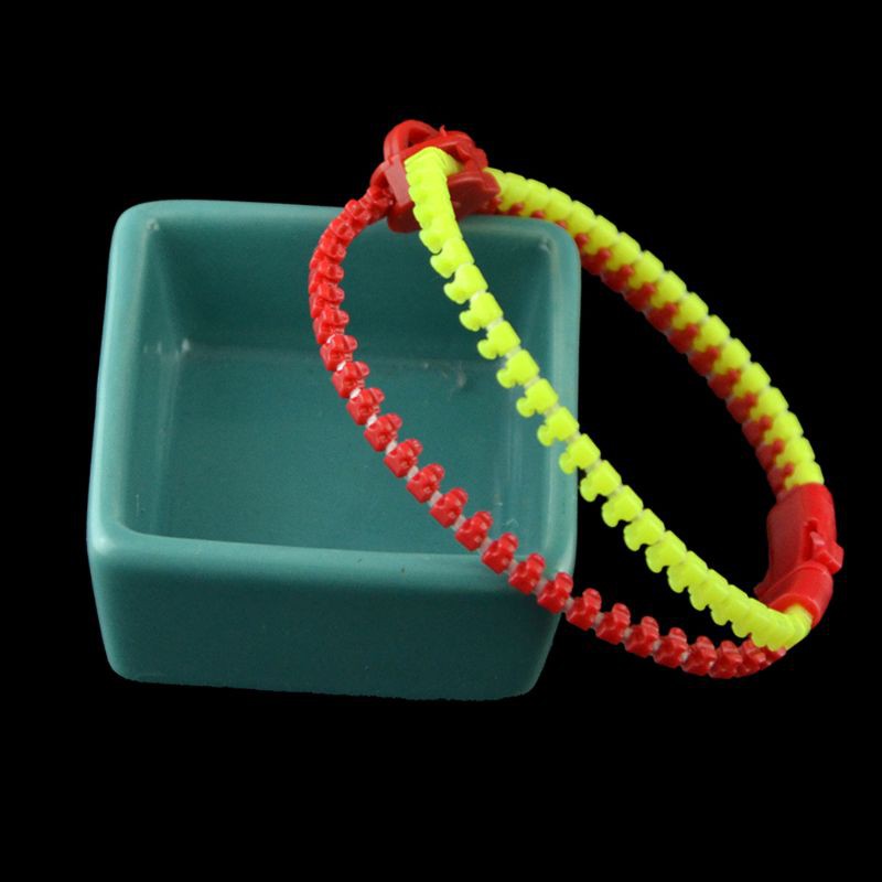 Ivy Mixed Color Kids Friendship Fidget Zipper Bracelets Sensory Toys Fashion Jewelry
