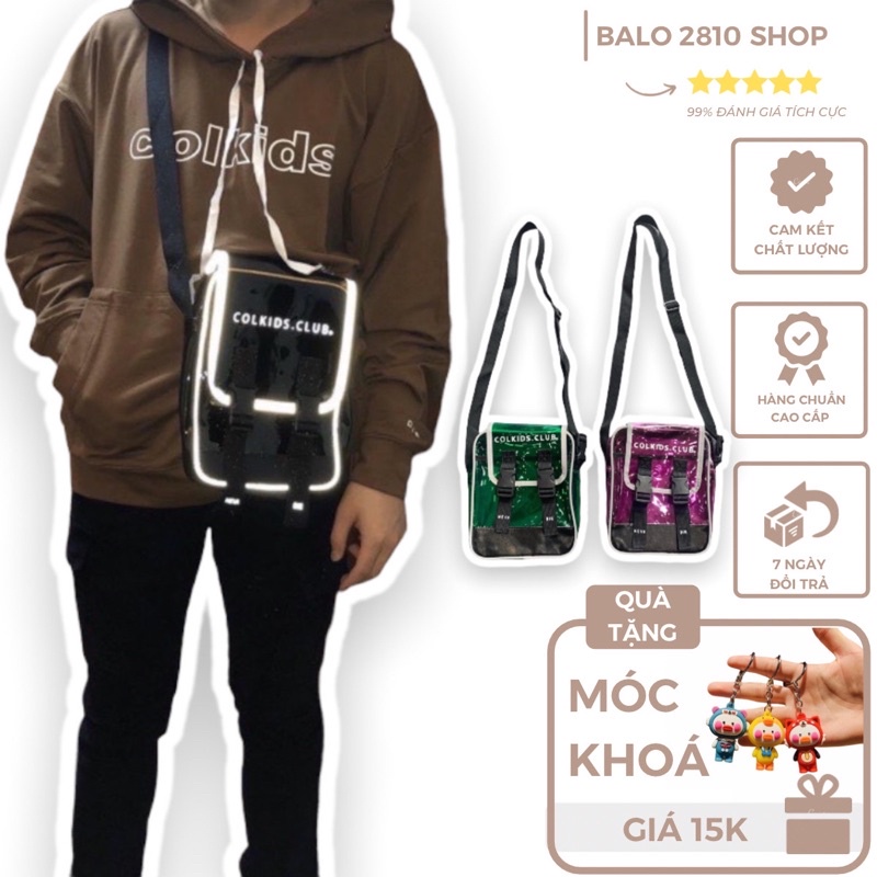 Túi Đeo Chéo Colkids Club Plastic Cao Cấp 2810 Clothes Shop Ulzzang Unisex