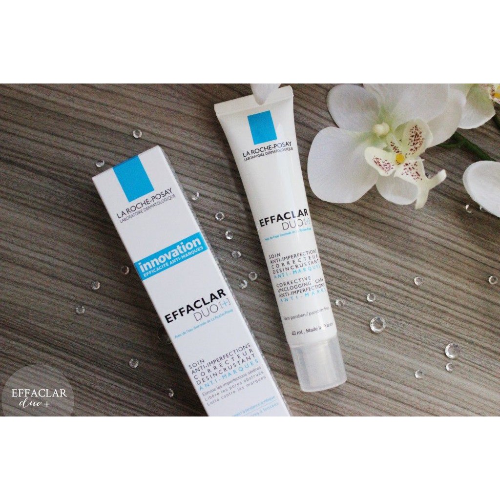 KEM GIẢM MỤN NGỪA THÂM LA ROCHE-POSAY EFFACLAR DUO 40ML CHÍNH HÃNG - 5400