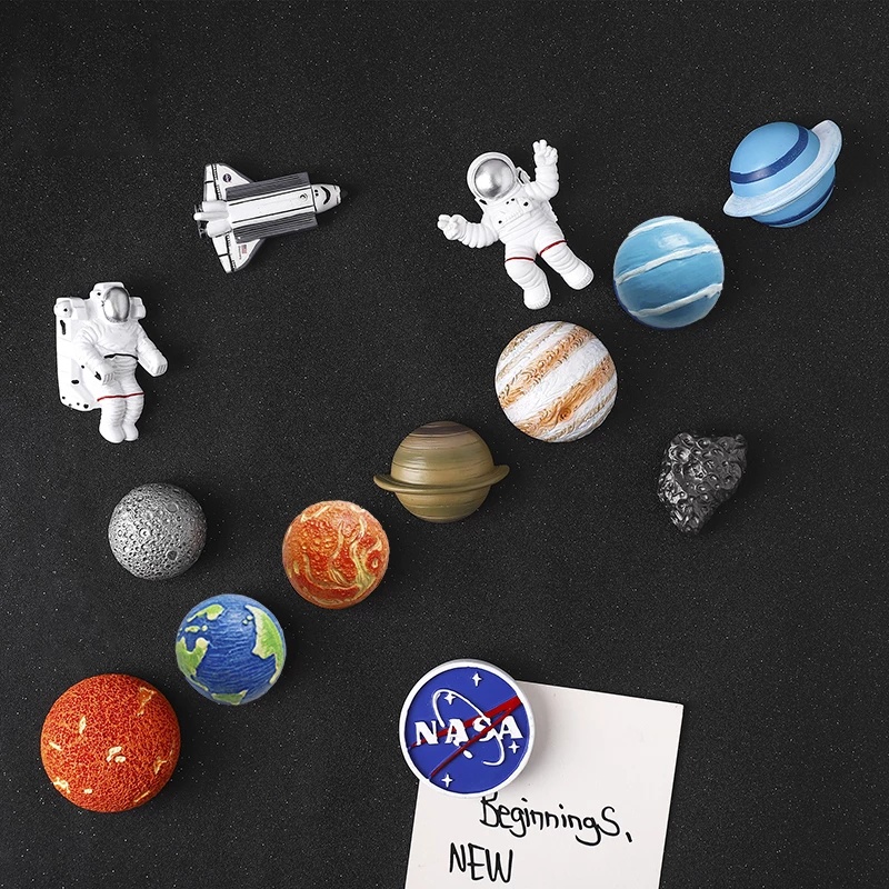 Phi hành gia 3D bằng nhựa resin có nam châm dùng để dán trang trí tủ lạnh