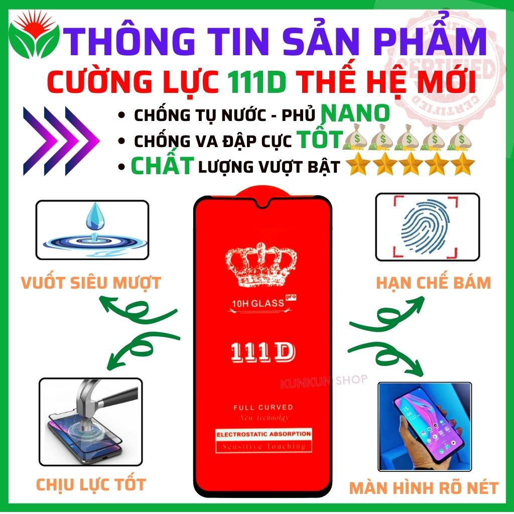 Kính Cường Lực Vivo S1 Pro - Dán Full màn hình 111D - Độ trong suốt cực cao - Chống bám vân tay tốt cho điện thoại